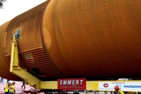 Navigating LA with 65,000 Pounds of NASA Space Shuttle History