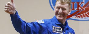 Tim Peake Touches Down at Farnborough International Airshow