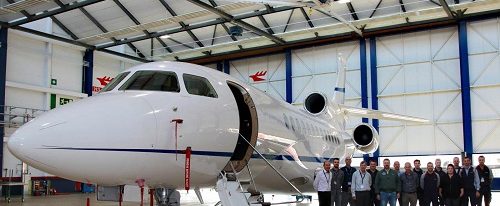 Jet Aviation Signs Agreement for its 10th C-Check on a Dassault Falcon 7X in Basel