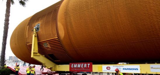 Navigating LA with 65,000 Pounds of NASA Space Shuttle History